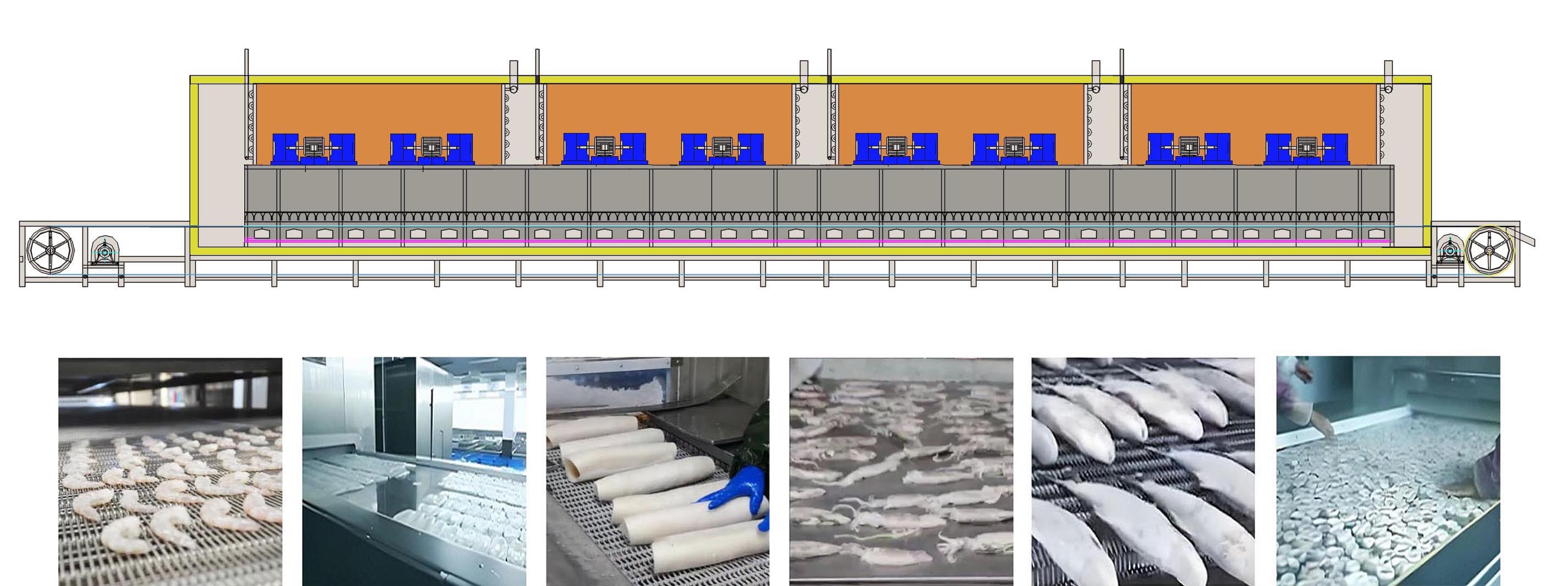 impingement iqf freezer