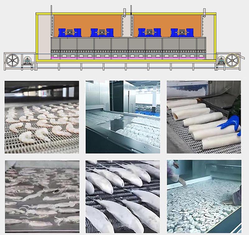 impingement iqf tunnel freezer